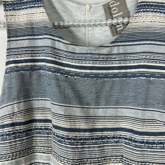 Anthropologie Dolan Left Coast Sabado Embroidered Fit & Flare Knit Dress S - Picture 4 of 8